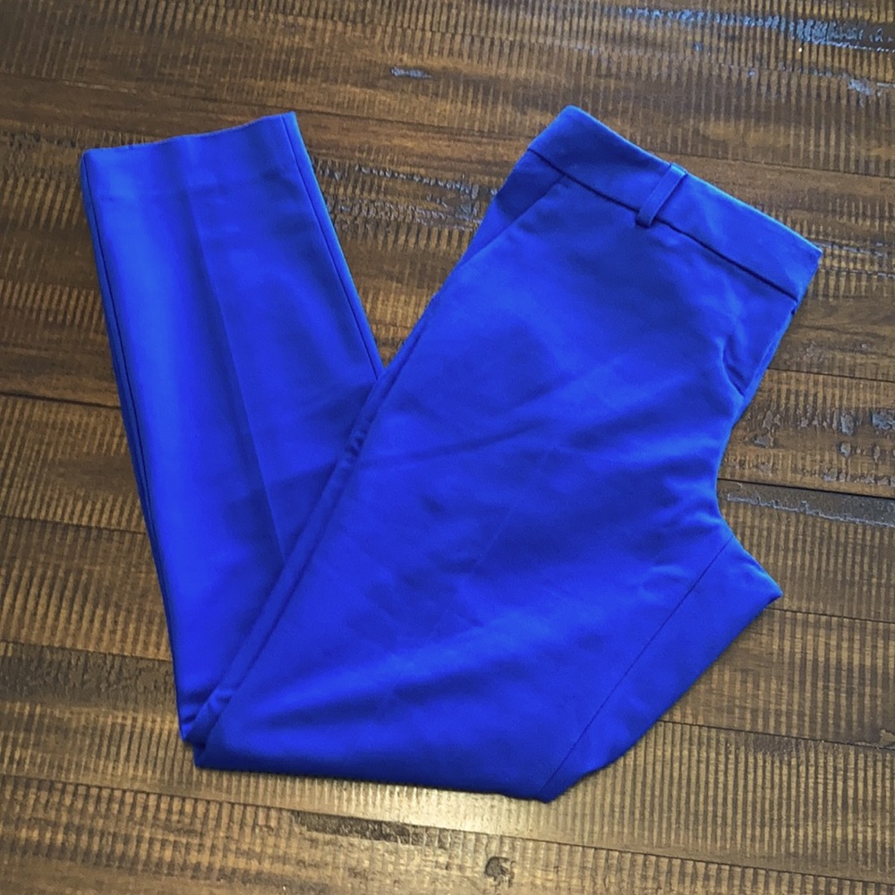 Express Electric Blue Ankle Pants